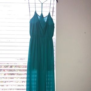 Turquoise Maxi dress